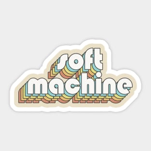 Retro Soft Machine Sticker